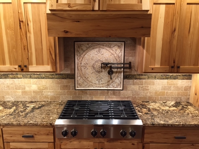 Craftsman Style Stovetop with Cabinets