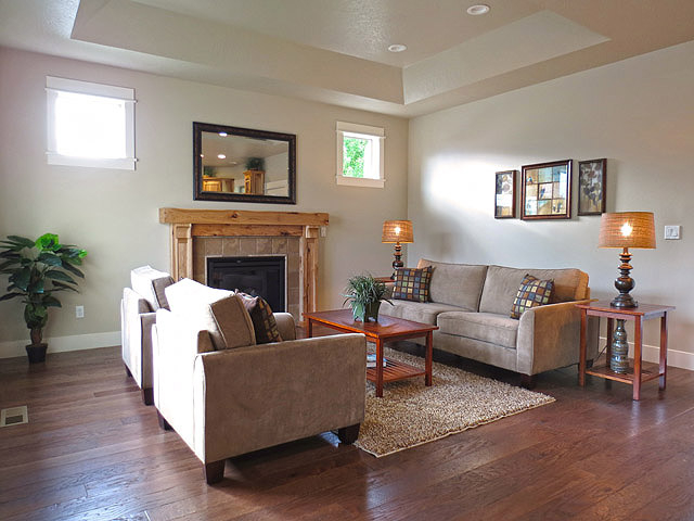 Open Floor Plan Concept with Vaulted Ceilings